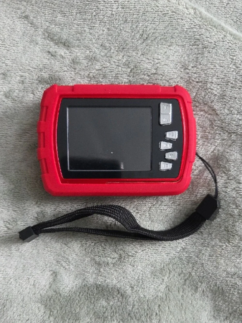 Polaroid Red Compact Digital Camera with Black Wrist Strap